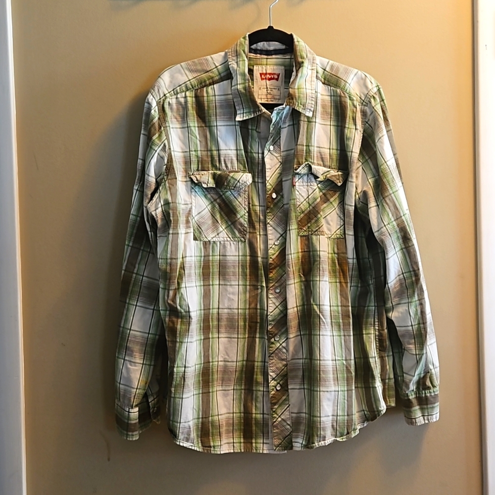 Mens Levis Long Sleeve Shirt